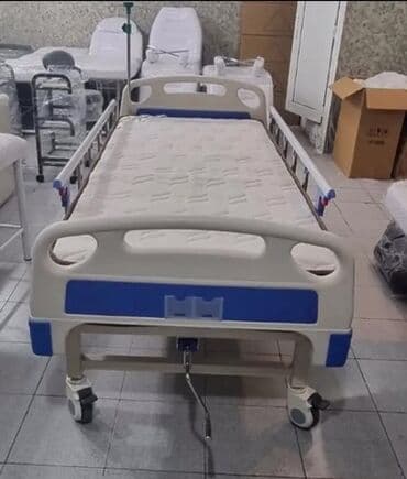 tek adamliq carpayi: Tək kranklı xəstəxana/evdə baxım çarpayısı - Mexaniki tənzimləmə: ön — 2