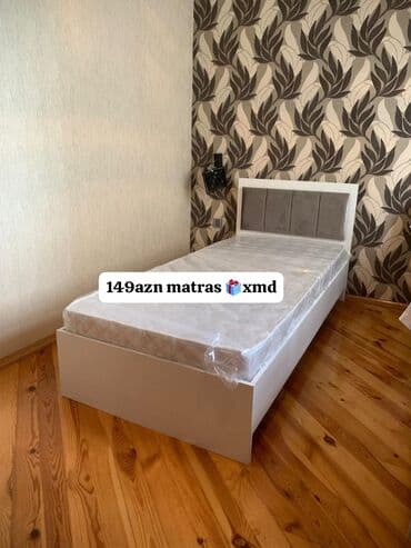 Шкафы: Односпальная кровать, Без подьемного механизма, С матрасом, Без выдвижных ящиков, Азербайджан — 7