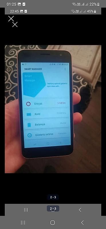 galaxy tab a7: Samsung Galaxy J2 Core, 8 GB, rəng - Qızılı, Sensor — 1
