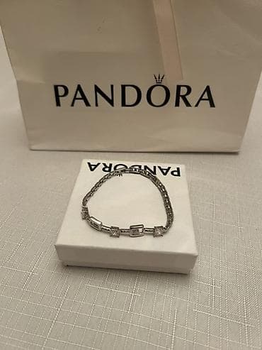 bijuteri: Pandora qolbaq - Brend: Pandora - Material: gümüş rəngli metal ərinti — 1