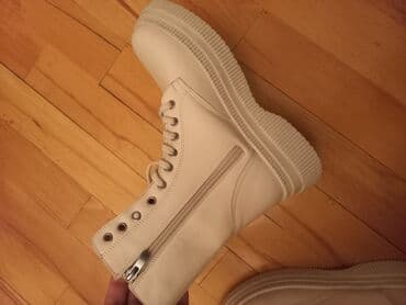 qiz ucun botlar: Ölçü: 38, rəng - Bej, Yeni — 5