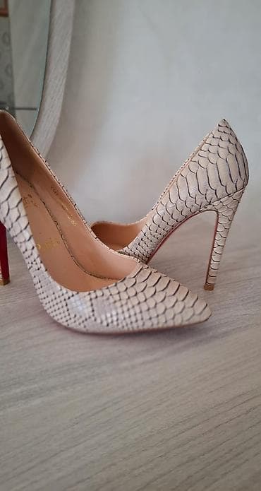 ucuz qizil satisi: Tuflilər, Ölçü: 38, rəng - Bej, Yeni — 2