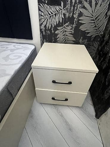 Ev üçün mebel: Mebel dəsti – iki tumbalı çarpayı və döşək - Ölçü: təxmini 160x200 sm — 3