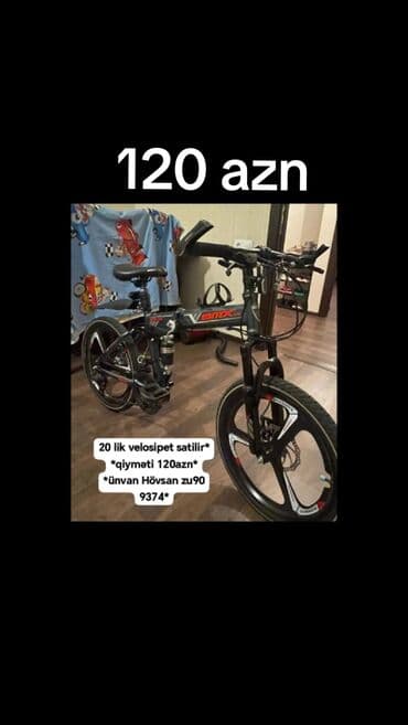 велосипеды из германии бишкек: 20 lik velosipet satilir* *qiyməti 120₼* *ünvan Hövsan zu90 — 1