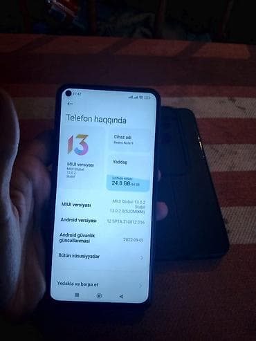 Redmi Note 9, 64 GB, rəng - Bənövşəyi, İki sim kartlı