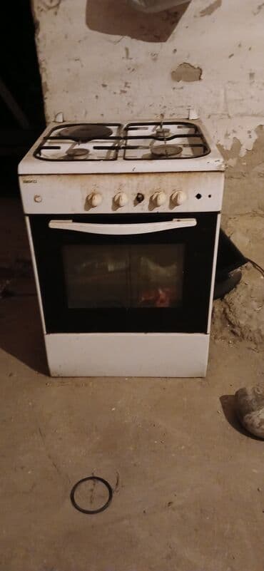 qaz ve aspirator: Plitə Beko, Qazlı, Ayrıca dayanan, 4 gözlü — 1