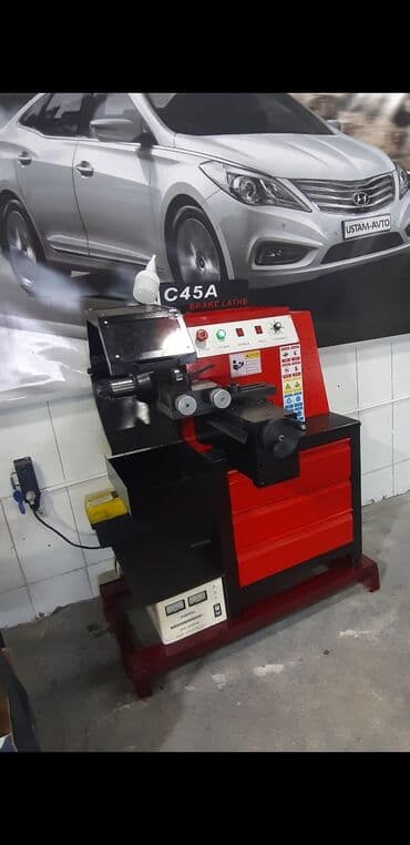 əyləc yonan: C45A Brake Lathe – avtomobil əyləc disk və barabanlarını emal edən — 2