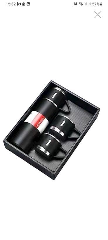 dekor perde: Çay dəsti, rəng - Qara, Keramika — 1