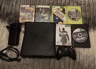 Xbox 360 Slim 250 GB yaddaş konsol yaxşı vəzyətdədir Aurora praşifka