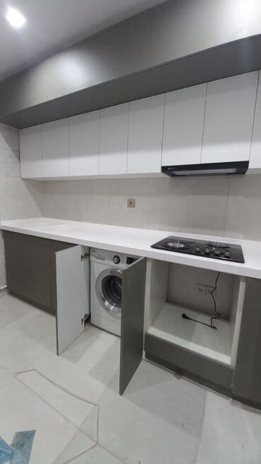 ıkıncı el metbex mebelı: Sifarişlə mətbəx dəsti, Özü çəkən petlələr, MDF, Kredit var, Pulsuz çatdırılma — 7