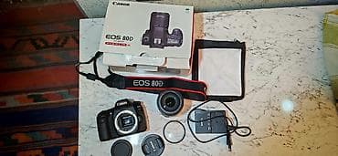 asus notebook adapter: : 📸 Canon EOS 80D + 18-135mm Lens [: 🔹 38K probek 🔹 İdeal vəziyyətdə 🔹 — 7