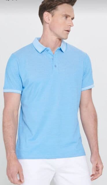 esek sudu kremi qiymeti: Polo köynək, Massimo Dutti, M, rəng - Göy — 4