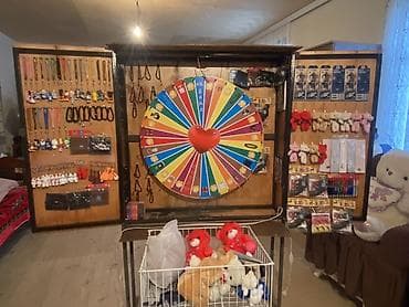 Rəf vitrinləri: Attraksion “Fırlanan Uğur Çarxı” – komplekt satılır - Böyük, işıqlı — 4