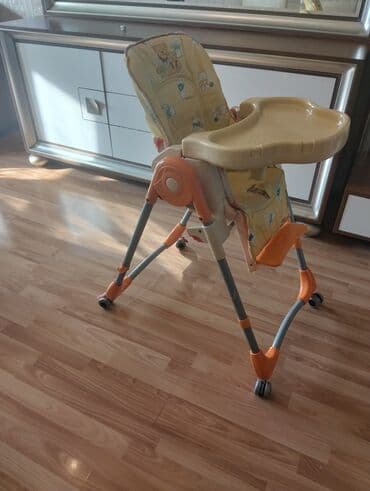 детский монеж dwingler: Uşaq yemək stulu - Yumşaq, naxışlı (ayı fiqurlu) oturacaq və arxalıq — 1