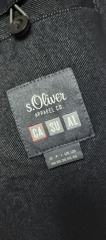 pencek qara: Мягкий пиджак Немецкого брэнда sOliver. Размер XXL -56. Цвет джинсовый — 6