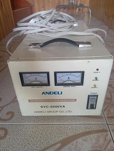 Andeli SVC-5000VA Automatic Voltage Regulator) - Güc: 5000 VA işlək — 1