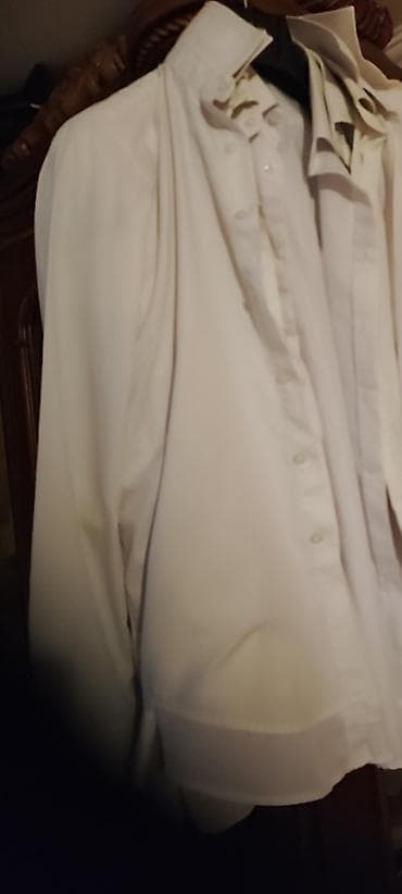 ağ koynek: Köynək, Kiğılı, L, rəng - Ağ — 2