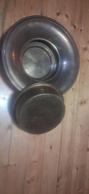 lala.fo posuda: Kasalar, 2 ədədli dəst, rəng - Boz, Metal — 2