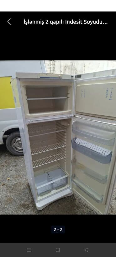 Mikrodalğalı sobalar: İşlənmiş 2 qapılı Stinol Soyuducu Satılır, rəng - Boz, Dispenserli — 4