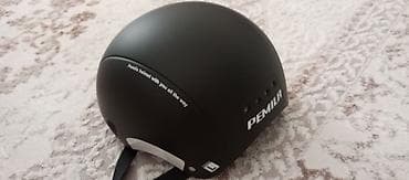 maz motor: Pemila urban tipli dəbilqə - Rəng: mat qara - Brend və yazı: PEMILA — 1