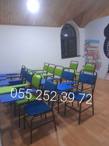 Oğlan üçün, Yeni, Siyirməsiz, Parta, Stullar ilə