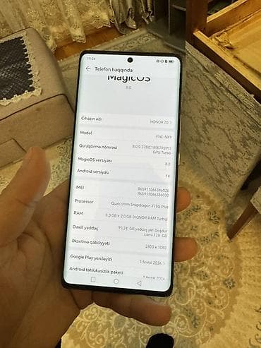 nokia ucuz: Honor 70, 128 GB, Barmaq izi, Face ID — 2