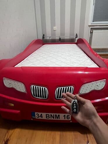 Hazır, Maşın-çarpayı, Matras ilə, Siyirməsiz