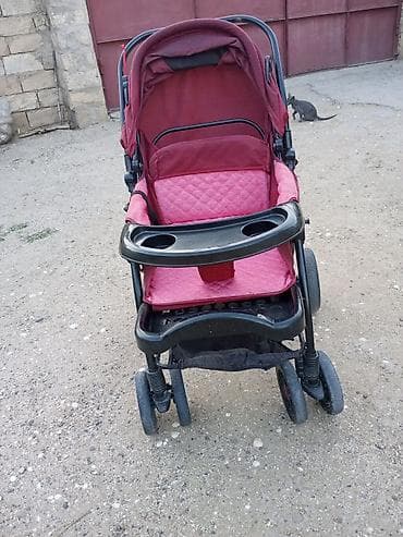 Uşaq dünyası: Klassik gəzinti arabası, İşlənmiş, Cins: Qız, Yaş: 6-12 ay, Ünvandan götürmə — 1