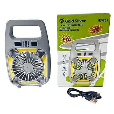 ventilyator satışı: Ventilyator stolüstü mini işıqla birlikdə nodel qiymət 13 azn Globex — 1