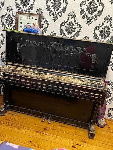 işlənmiş piano: Tam işlek vəziyyətdədir. Sadece yungul kraskaya ehtiyaci var Upright — 2
