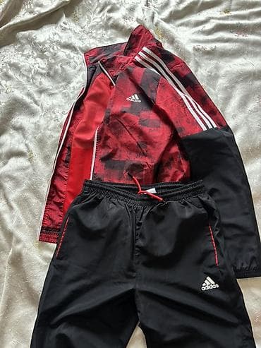 Мужской спортивный костюм, Adidas, One size, цвет - Красный — 1