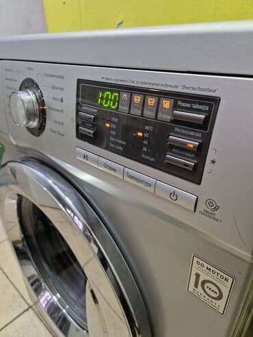 Paltaryuyan maşınlar: Paltaryuyan maşın LG, 6 kq, İşlənmiş, Avtomat, Qurutma var, Kredit yoxdur — 4