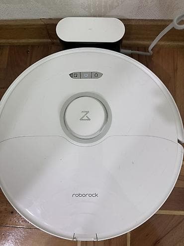 Elektronika: Roborock robot tozsoran s8 - Ağ korpus, dairəvi dizayn, üst paneldə Z — 2