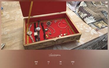 İşıqlandırma: Məhsul: Taxta zərgərlik/qutu dəsti - Material: Təbii ağacdan — 4