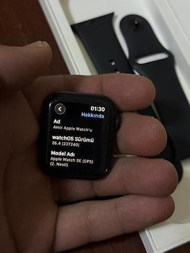 apple saat qiymeti: Smart saat, Apple, Suya davamlı, rəng - Qara — 2