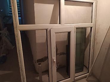 Pencere satilir.Şüşesi ve setkasida vzr.Eni 140 uzu 160 .Qiymeti 90