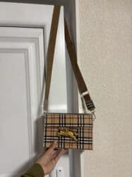 qaşlı çanta: Çiyin çantası, Burberry, Yeni — 1