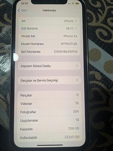 xs maxs: IPhone Xs, 256 GB, Simsiz şarj, Face ID — 4