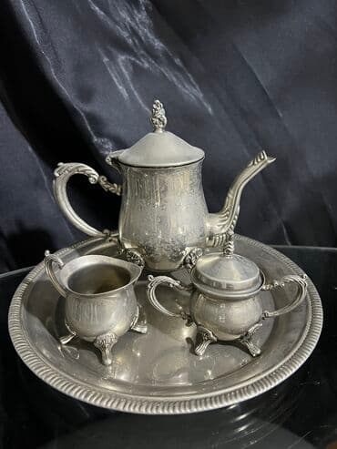 çay qaşığı: Çay dəsti, rəng - Gümüşü, Metal — 3