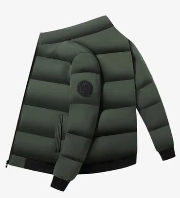 Pencəklər: Qışlıq kişi şişmə gödəkçə – tünd yaşıl - Yüksək istilik saxlayan — 2