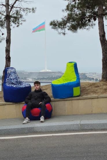 бесформенное кресло: Новый, Пуфик-кресло, Ткань, Нет кредита, Нет доставки — 20