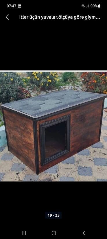 pişik yuvaları: Müxtəlif dizaynlarda mövcud olan bu taxta it evləri ev heyvanlarınız — 11