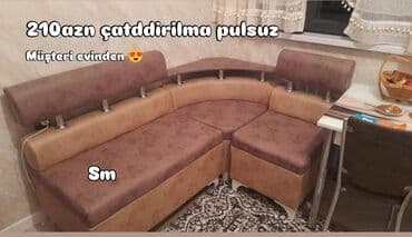 Künc divan, Yeni, Açılmayan, Bazasız, Parça, Şəhərdaxili pulsuz çatdırılma