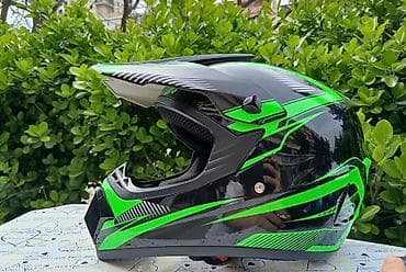 Dəbilqələr: Motokros/Tur enduro tipli integral dəbilqə + qoruyucu eynək + — 1