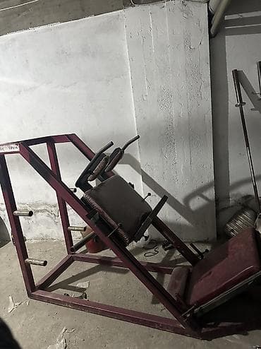 vintir: Profesional Hack Squat trenajor - Aşağı bədən üçün güclü yük — 6