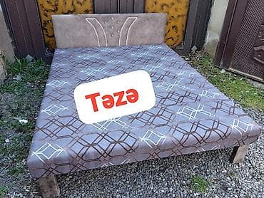 a frame satilir: Təzə çarpayılar. 1nəfərlik çarpayılar 60manat. 2 nəfərlik taxt — 10