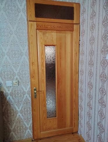 Taxta Qapı - (Şüşəli) 100 Azn Taxta qapı 📌Real alıcıya endirim
