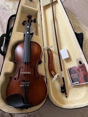 zerb aletleri: Skripka dəsti – 4/4 ölçü Tam komplekt: - 4/4 ölçülü skripka (tam — 1