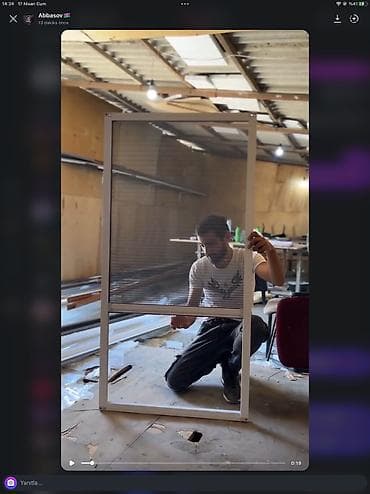 Qapi ve pencereler üçün qarmoşqa ağcaqanad torlarina sifariş qebul — 3