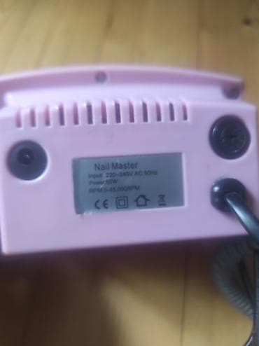 Nail Master – professional dırnaq frez aparatı - Güc: 65W - Giriş — 1